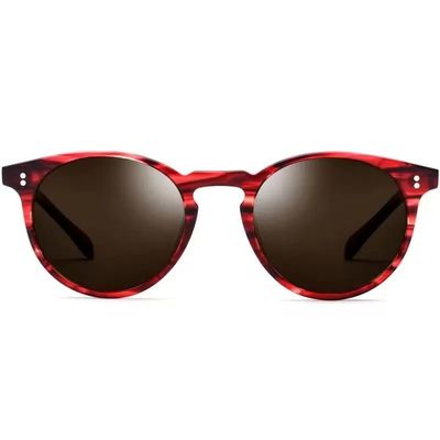 Good price FP9817 醋酸纤维圆形太阳镜，CR 39 镜片复古醋酸纤维太阳镜 online