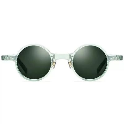 Good price 复古风格醋酸纤维框太阳镜防紫外线圆形眼镜 online